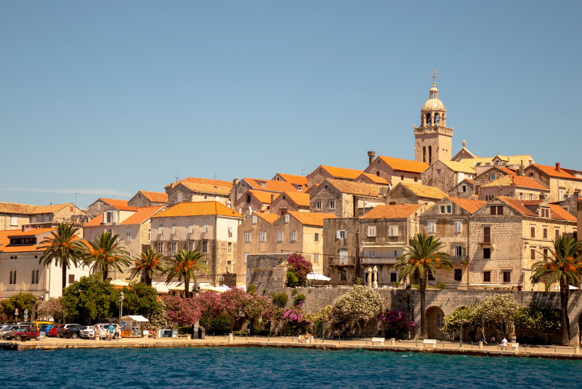 Old town of Korčula in Croatia