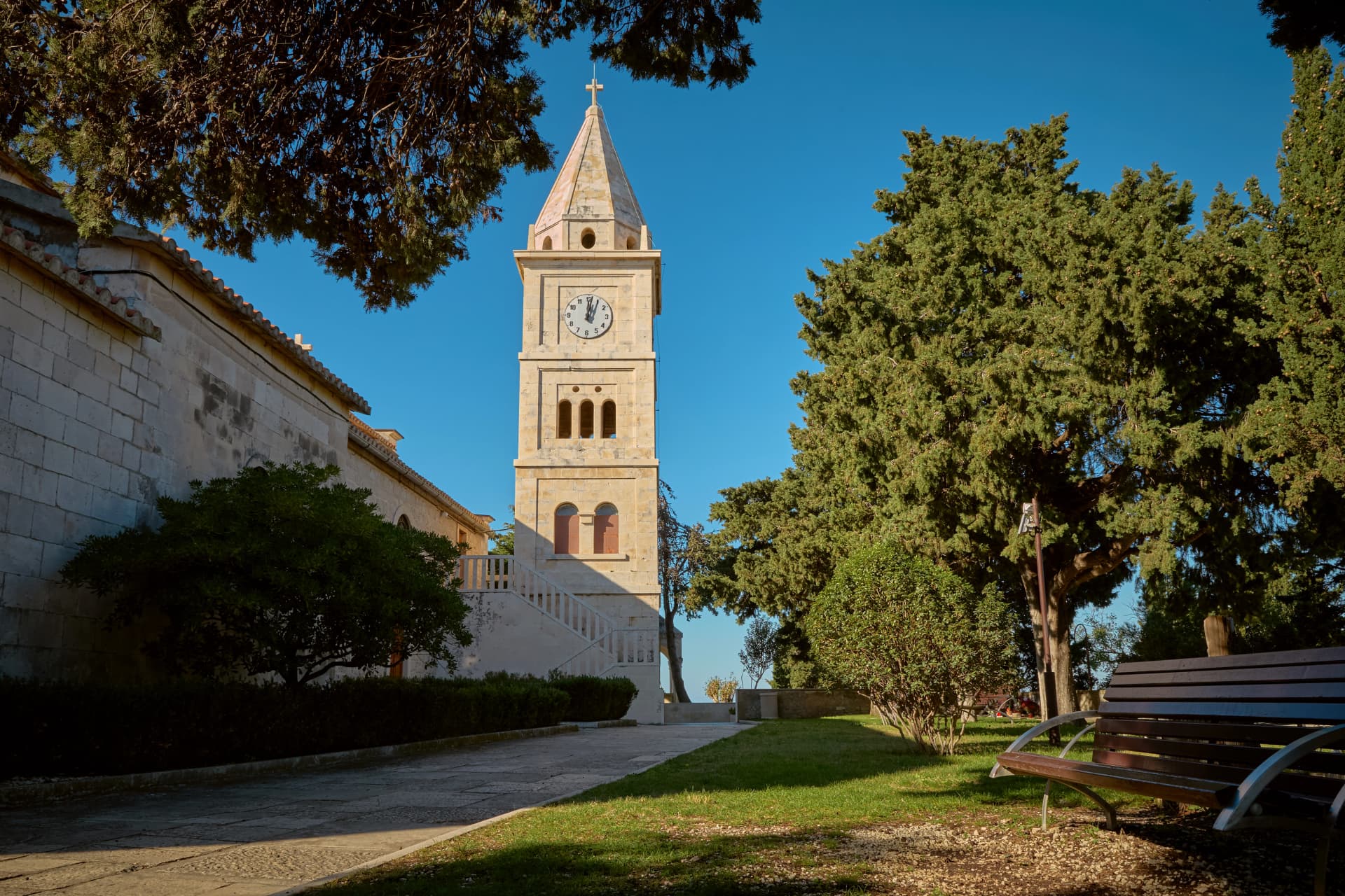 St. George church in old town of Primosten, Croatia