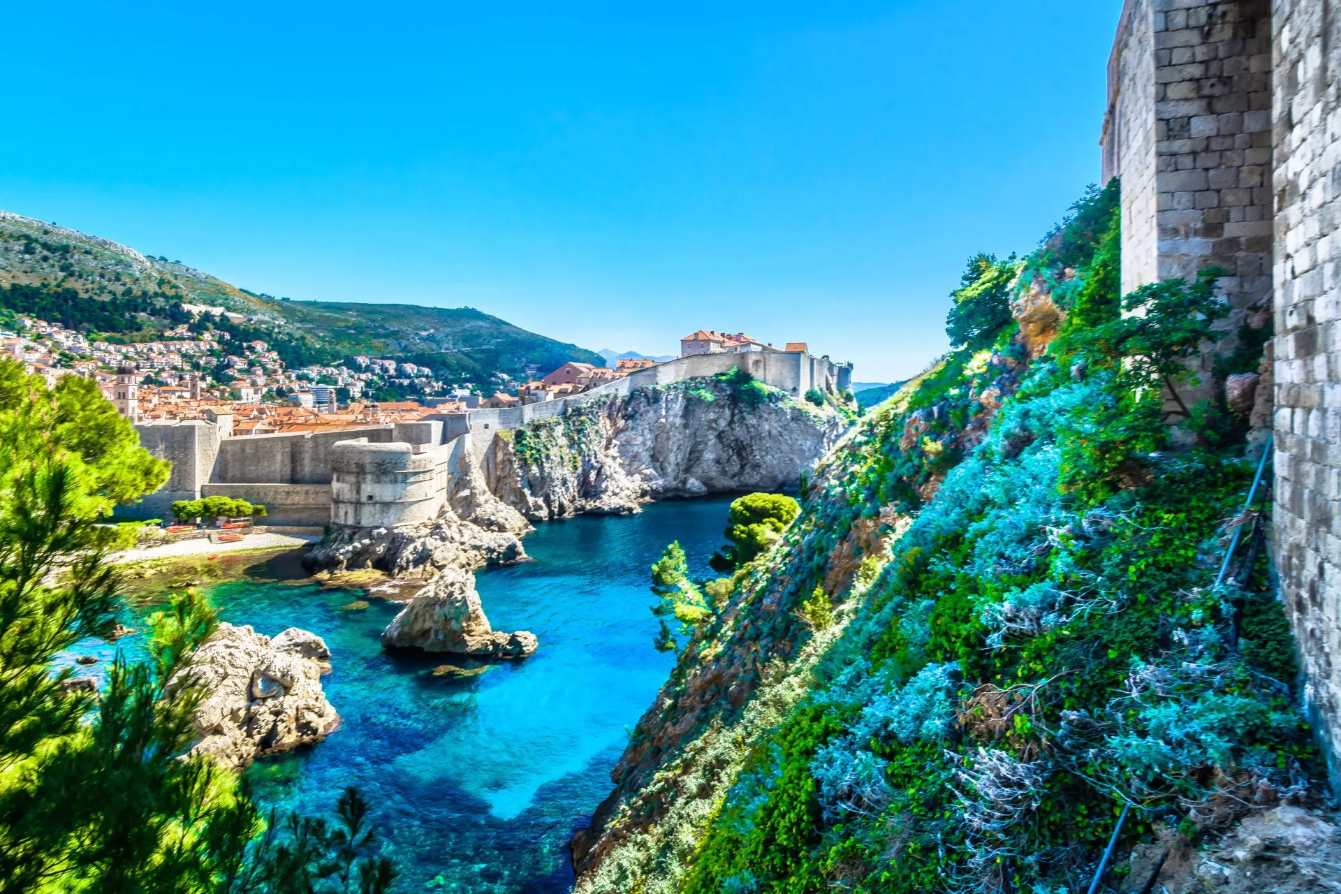 Colourful dubrovnik view